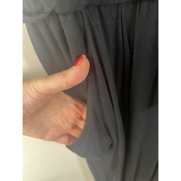 MOULINETTE SOEURS Willa Tie-Waist Jumpsuit In Black Size Large - Picture 7 of 10